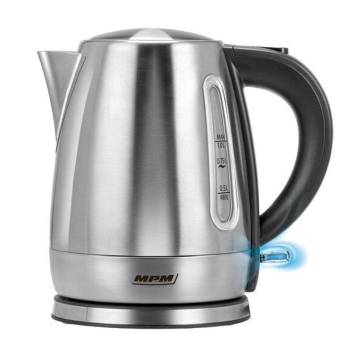 MPM MCZ-118M 1360-1630 W, 1 l, 360°-os forgás Inox-Fekete vízforraló