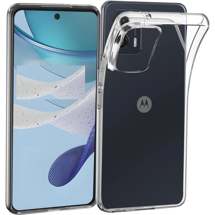 Motorola Moto G54 5G kompatibilis szilikon hátlaptok, vastag, átlátszó, 2mm, Clear