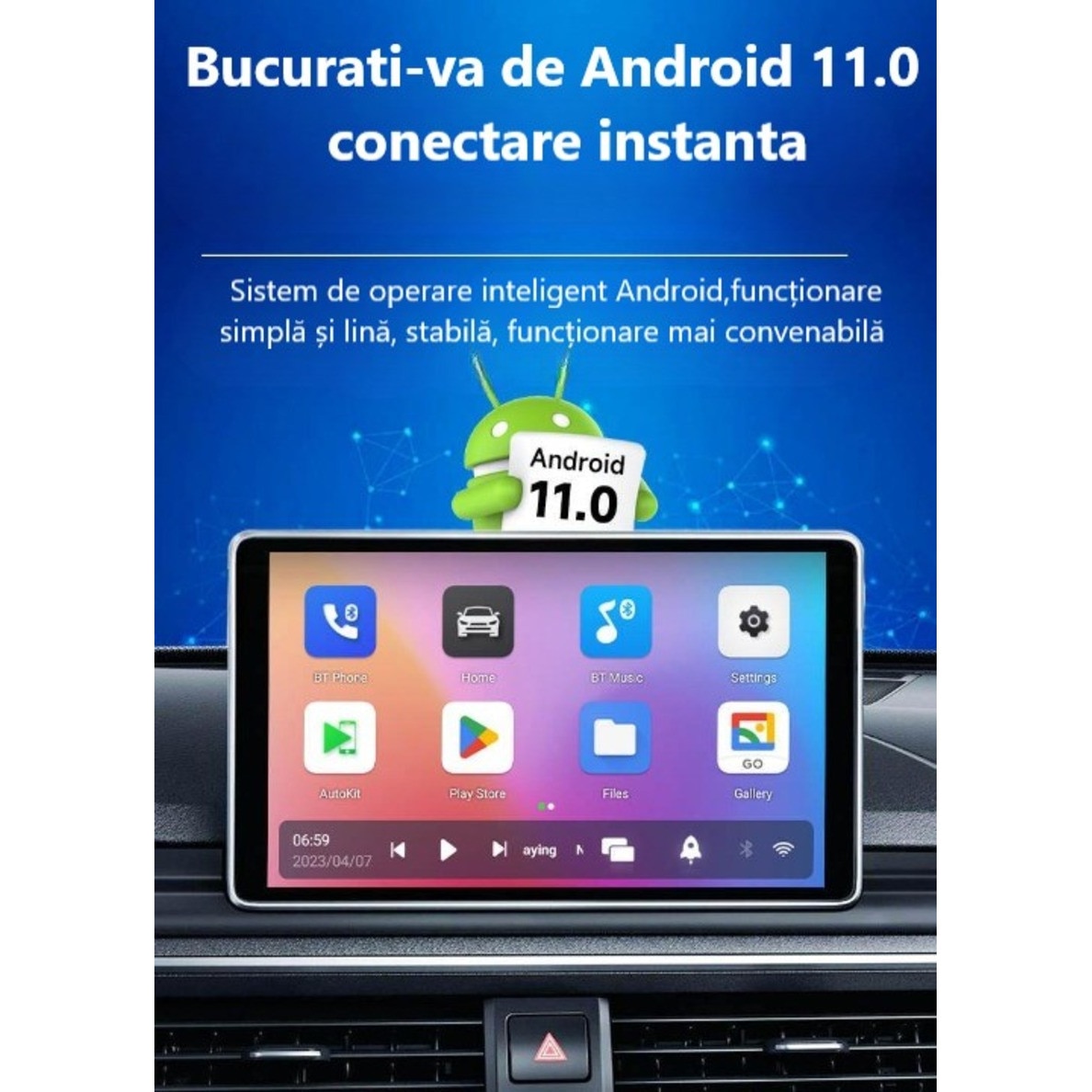 Carlinkit Wireless CarPlay адаптер, съвместим с Apple CarPlay и Android ...
