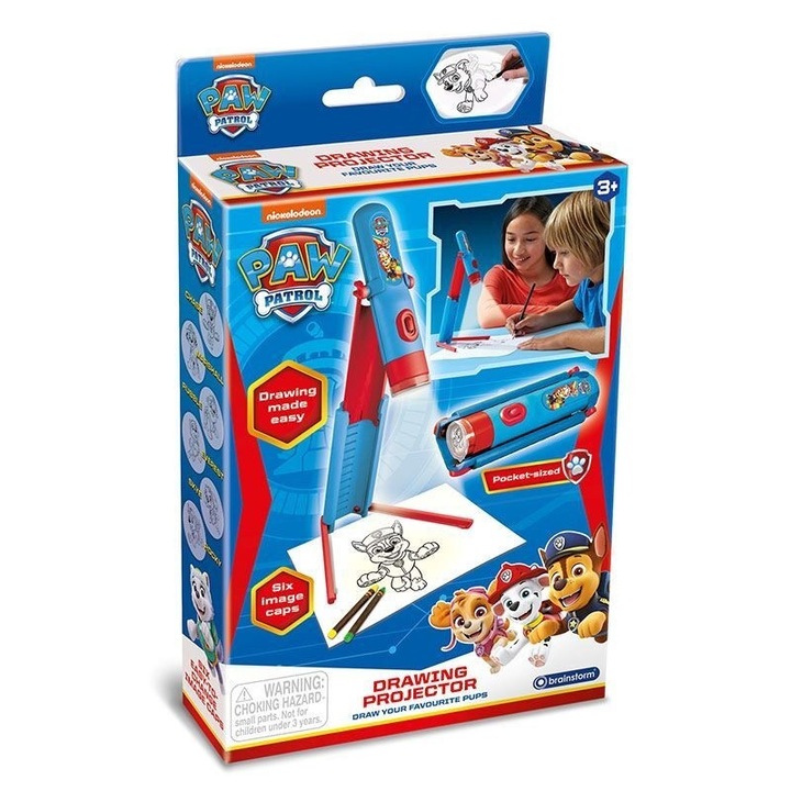 Paw Patrol zseblámpa típusú projektor, MG Dystrybucja, 6 modell, Műanyag