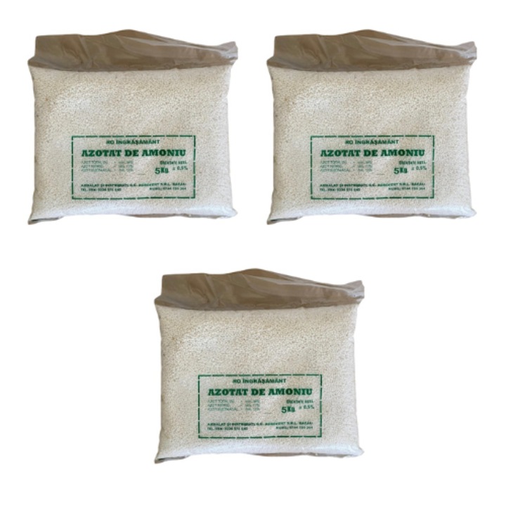 Ingrasamant Azotat de amoniu, 15 kg