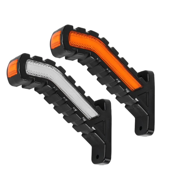 Set 2 lampi gabarit, coarne, full LED, efect neon, 3 functii, 12-24V Flexzon