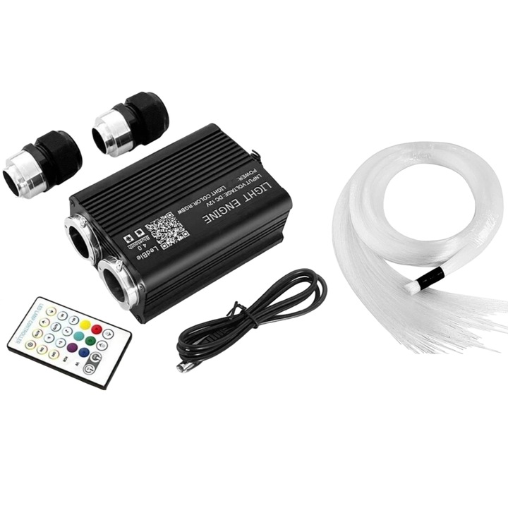 Kit Plafon Instelat + stele cazatoare 26W RGBW 1210 fire la 3m, combinate - 26WRGB-2