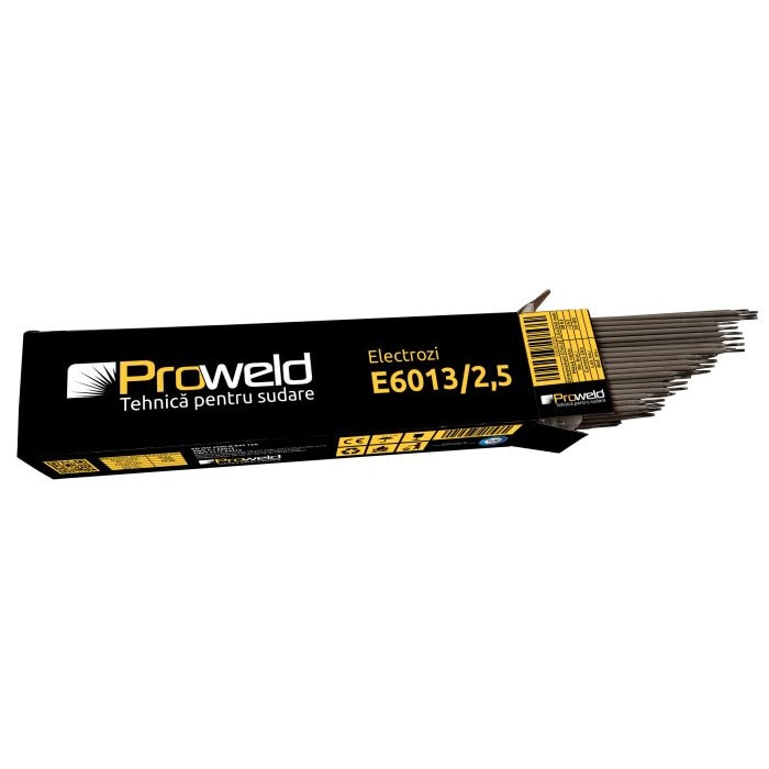 Electrozi rutilici pentru sudura ProWELD E6013, 2.5 mm, 5 kg