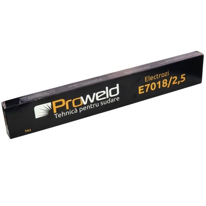 Electrozi bazici pentru sudura ProWELD E7018, 2.5 mm, 1 kg
