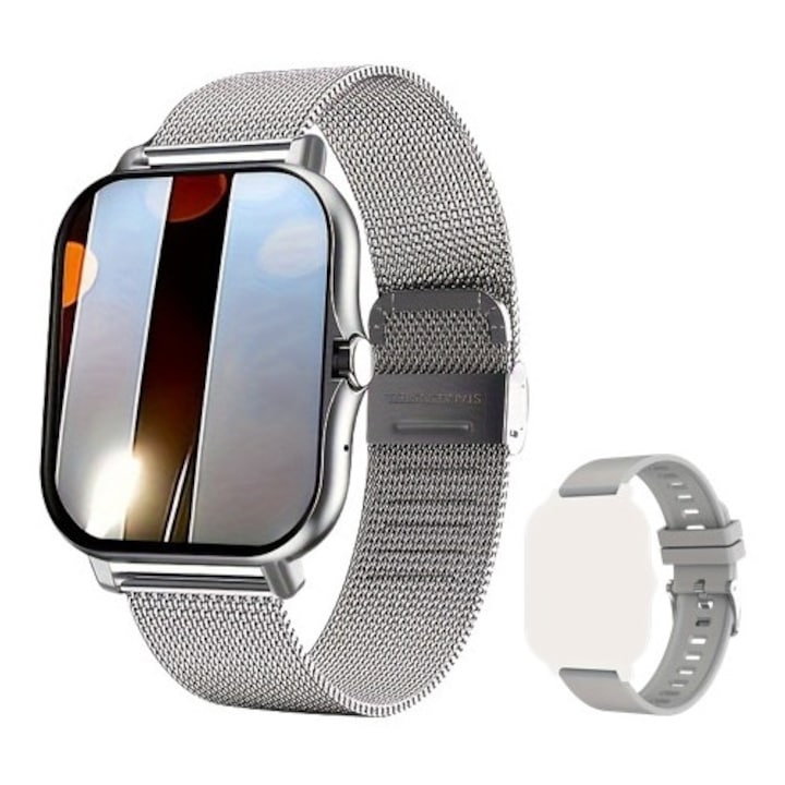 Ceas Inteligent EDAR, Smartwatch Unisex, Compatibil Android. iOS, Ecran 1.3" HD, Bluetooth 5.3, Touch, Monitorizare Somn Si Activitati Fizice, Pedometru, Rezistent La Apa IP68, Notificari Aplicatii, Model L13, Negru