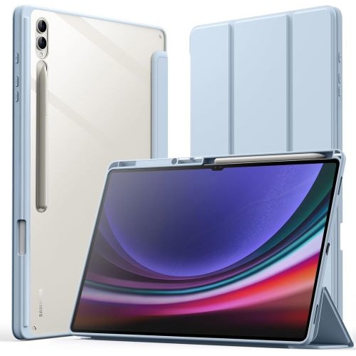 Husa Smart Cover compatibila cu Samsung Galaxy Tab S9 11inch/ S9 FE 10.9inch, Slot Pen, Bleu, TELGORBCS