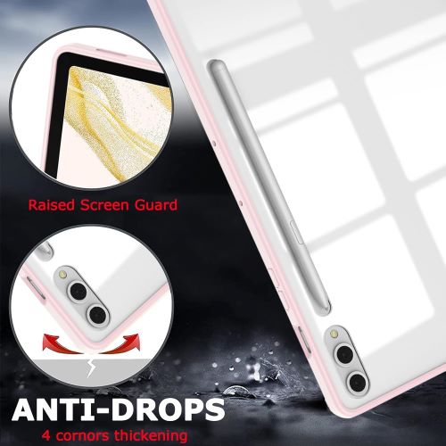 Husa Smart Cover compatibila cu Samsung Galaxy Tab S9 11inch/ S9 FE 10.9inch, Slot Pen, Roz Pal, TELGORBCS