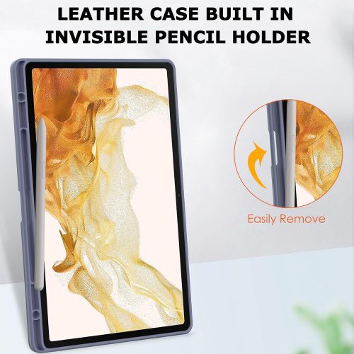 Husa Smart Cover compatibila cu Samsung Galaxy Tab S10 Lite /S10 FE, Slot Pen, Lavanda, TELGORBCS