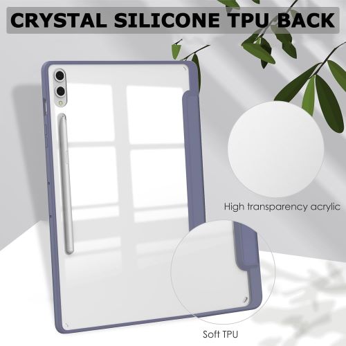 Husa Smart Cover compatibila cu Samsung Galaxy Tab S10 Lite /S10 FE, Slot Pen, Lavanda, TELGORBCS