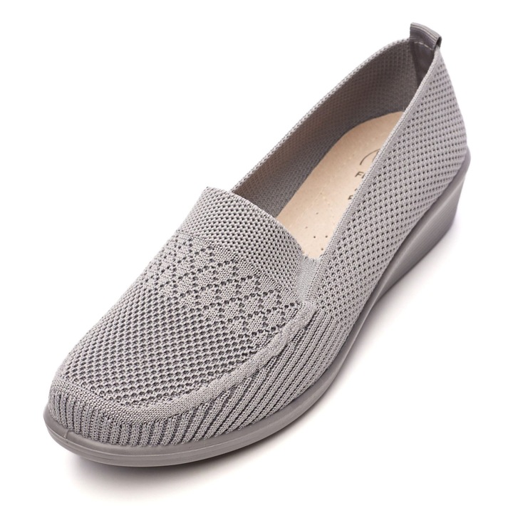 Pantofi dama plasa TA2-03, Gri