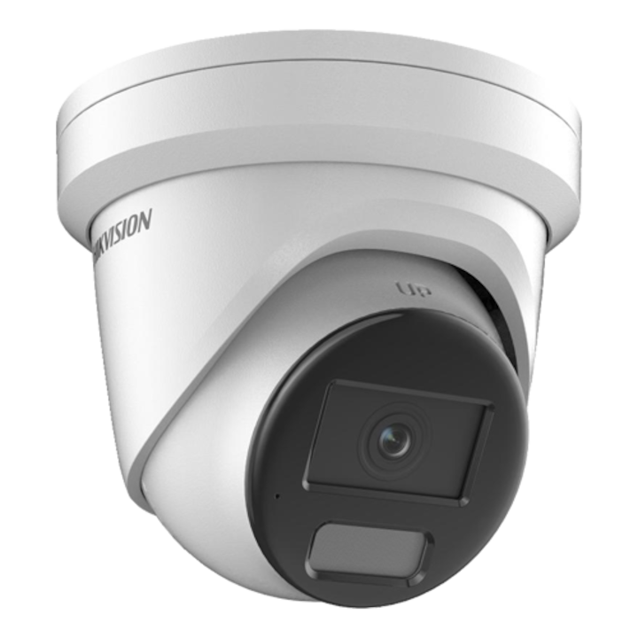 Камера IP, Дълбоко обучение, ColorVu, Dual Light, 4MP, леща 2.8mm, IR 40m, WL 40m, PoE, HIKVISION, DS-2CD2347G2H-LI-2.8mm