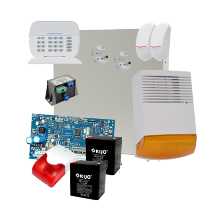 Aлармен комплект за крадци с външна сирена, DSC, NEO, KIT2016EXT-BS1