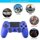 Безжичен контролер Healife за PS4, двойна вибрация, 6-осов сензор за движение, син