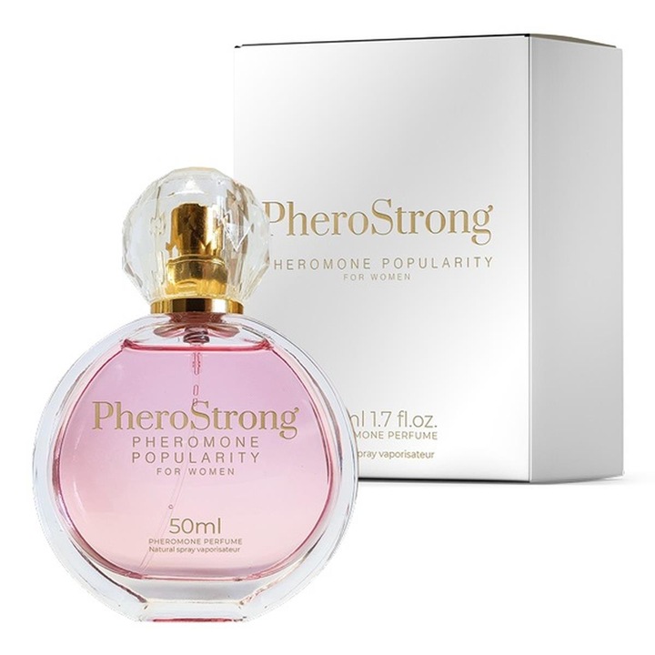 Parfum PheroStrong Popularity for Women, esente de malina/iasomie, 50ml