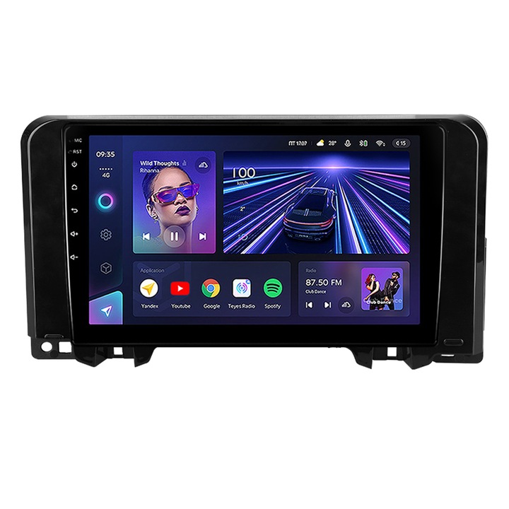 Navigatie Auto Teyes CC3 360° Citroen C3 CC21 2022-2023 6+128GB 10.2" QLED Octa-core 1.8Ghz, Android 4G Bluetooth 5.1 DSP