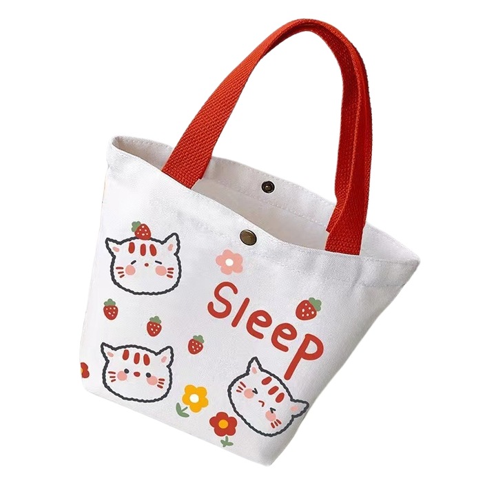 Чанта за през рамо, Canvas, бяла, 21x26x10см