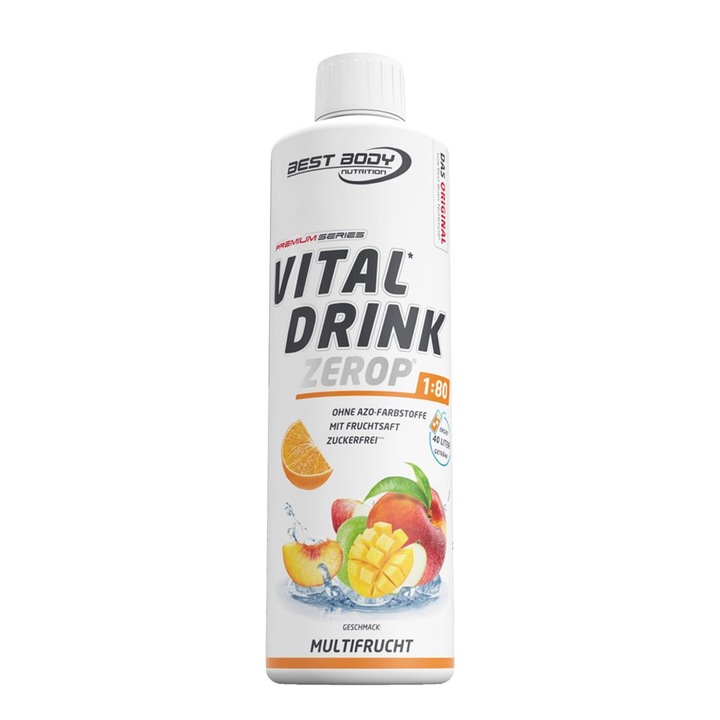 Concentrat Vital Drink Zerop Best Body Nutrition - 500 ml - Multifructe