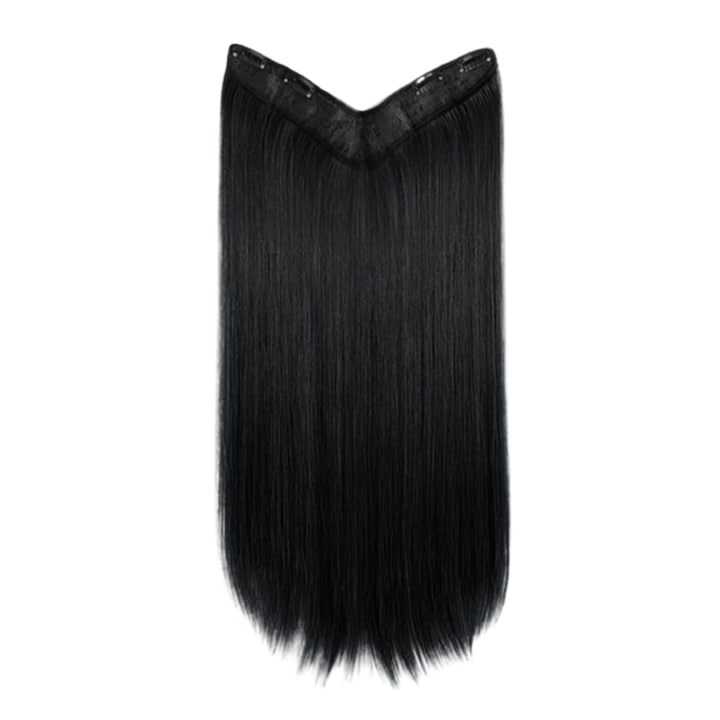 Természetes hajhosszabbítás Nova Hair Tresa Black Collection Fekete 1 40 cm