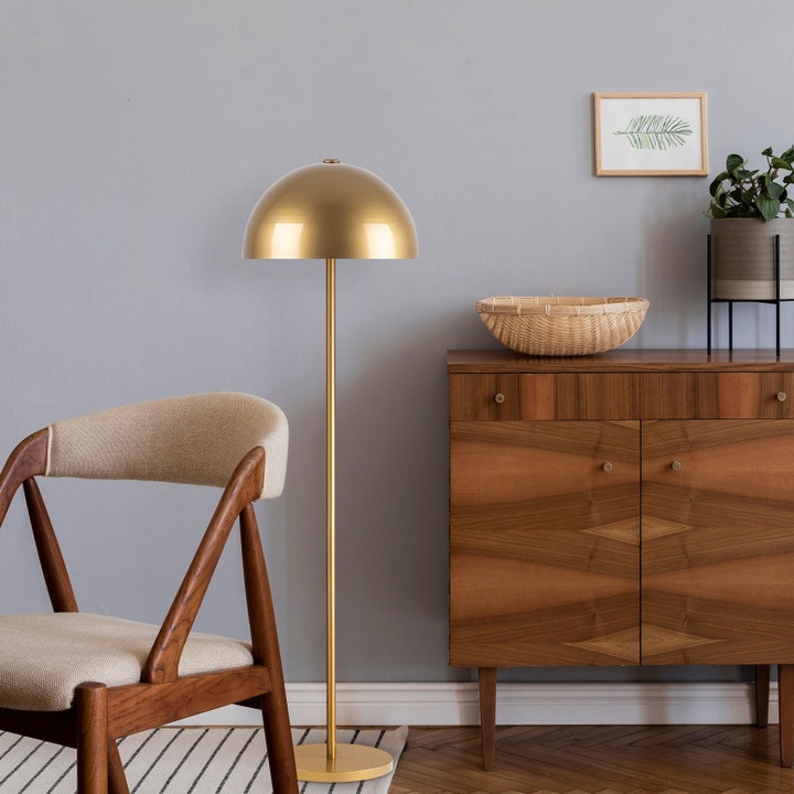 Подова лампа, LPD-57515, злато, 115.5x40x92 см