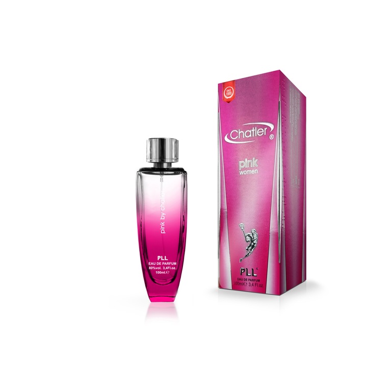 Eau de parfum Chatler, PLL * Pink Woman, Lacoste Touch of Pink, 100 ml