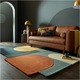 Covor dreptunghiular Flair Rugs Lozenge, 120 x 180 cm, 3700 g/m², 100% Lana, Multicolor