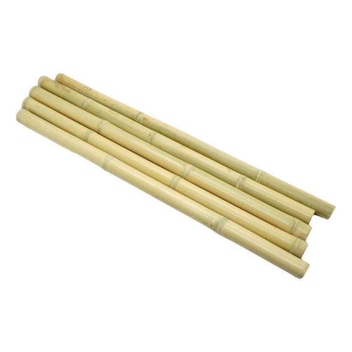 Bat din bambus masaj Anticelulitic, drenaj limfatic, tonifiere 40 cm (1, 5-2 cm grosime), natur