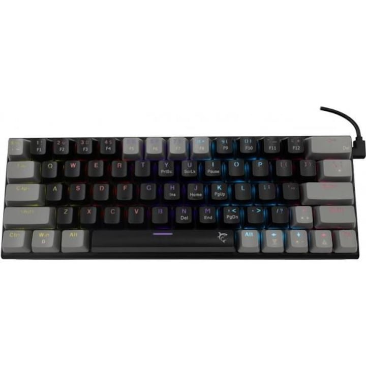 Tastatura gaming White Shark GK-002121 WAKIZASHI / negru-gri US-BLUE.SW