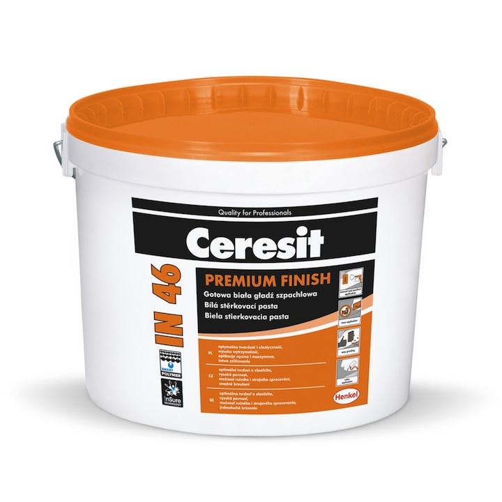 Glet finisare, alb, interior, 3 kg, Ceresit