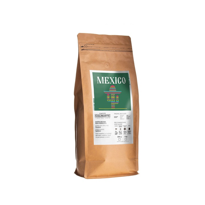 Cafea Boabe Robusta Mexico, Culinarte, 1 kg