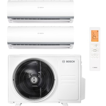 Aparat de aer conditionat multi-split Bosch Seria 2000, 9000 + 12000 BTU, unitate externa 21000 BTU, Clasa A++/A+ Aparat de aer conditionat multi-split Bosch Seria 2000, 9000 + 12000 BTU, unitate externa 21000 BTU, Clasa A++/A+
