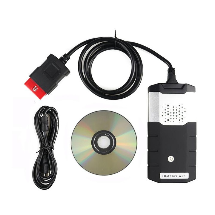 CDP+ TCS VD DS150E többmárkás univerzális diagnosztikai teszter, Bluetooth, román soft USB