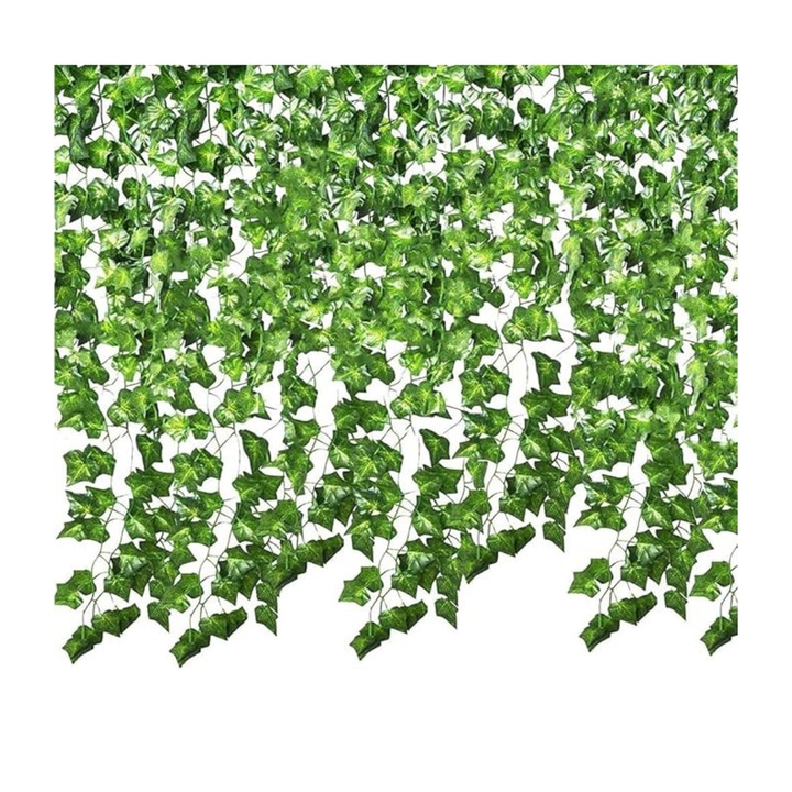 Set 12 ghirlande decorative iedera artificiala Selling Depot®, Verde