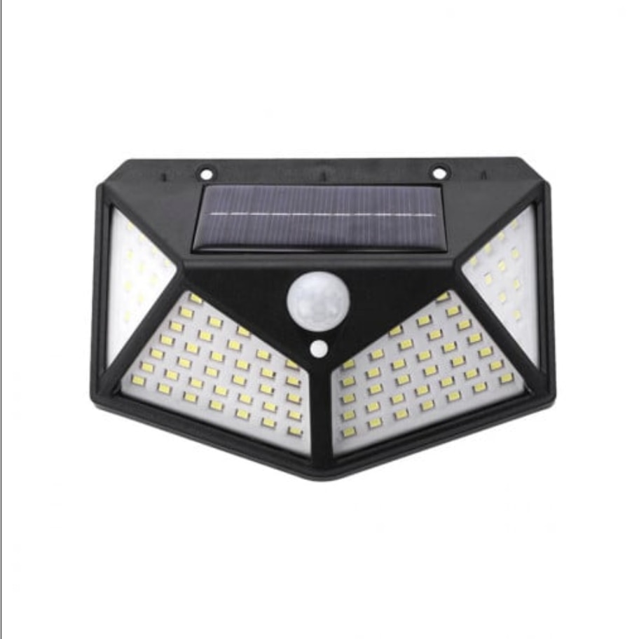 Комплект соларни външни лампи 8 части със 100 Smd светодиода и сензор ...