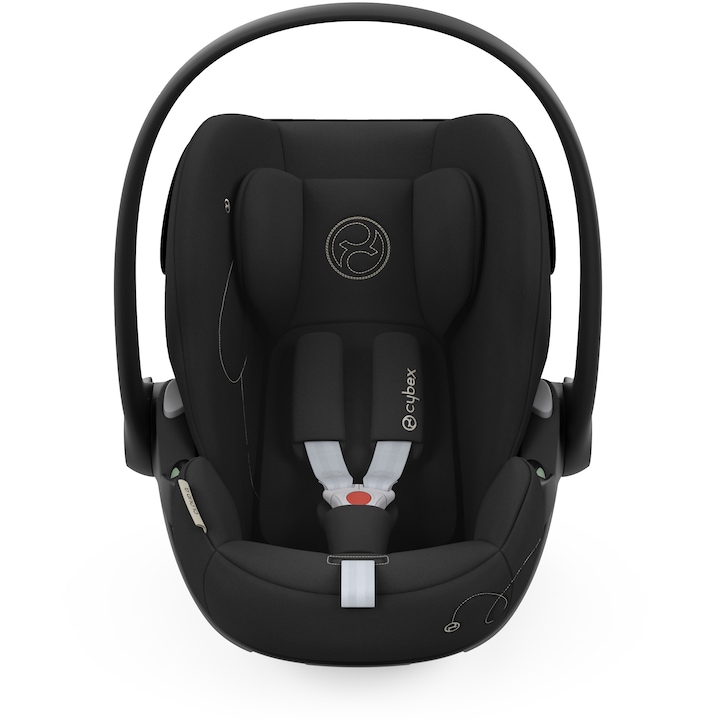 Детско столче за кола Cybex Gold Cloud G i-Size Moon Black, Черен