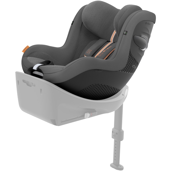 Детско столче за кола Cybex Gold Sirona G i-Size Plus Lava Grey, Сив