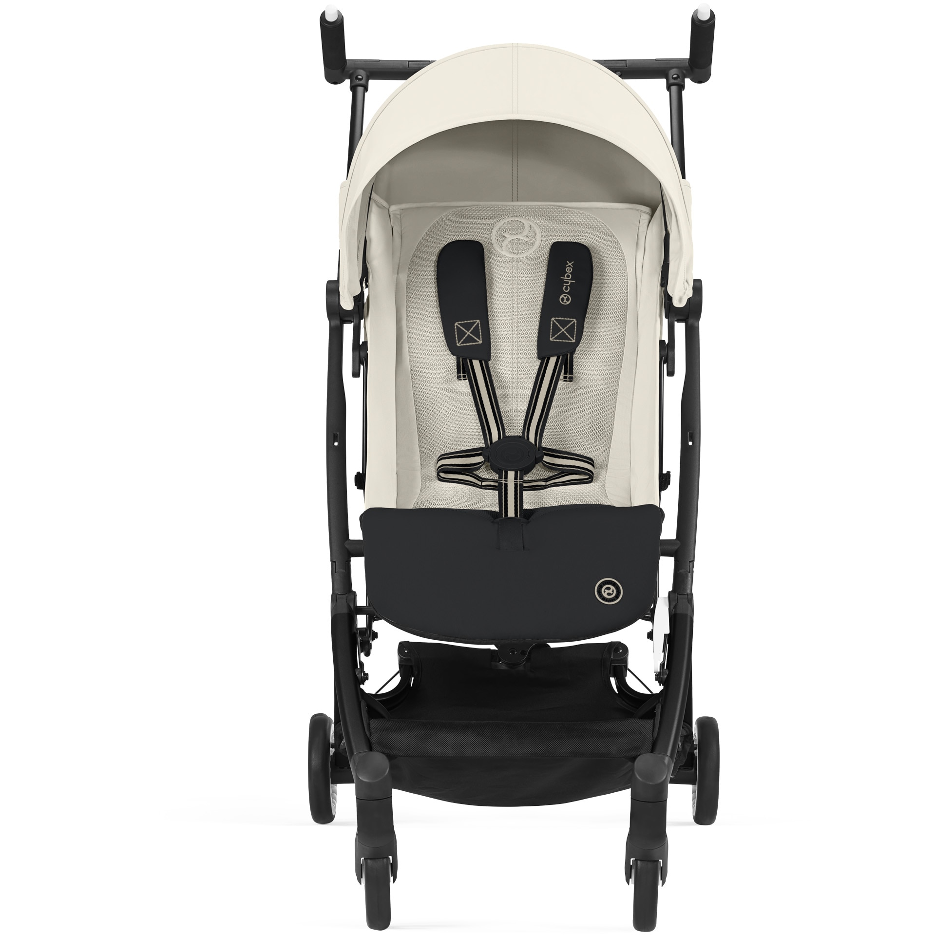 Carucior pentru bebelusi Cybex Gold Libelle Canvas White, cadru