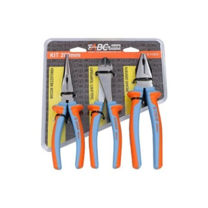Set 3 clesti ABC Tools (mecanica+ asamblare+taietor)