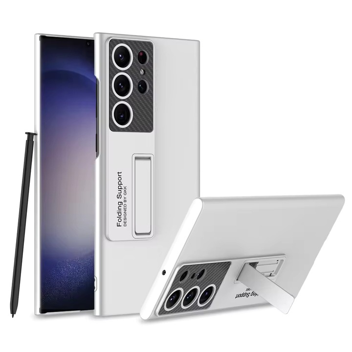 Ултра тънък калъф с поддръжка за Samsung Galaxy S24 Ultra, Agora, зелен