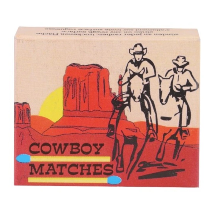 Chibrituri pentru camping Cowboy Strike Anywhere, MIL-TEC, 100 bucati