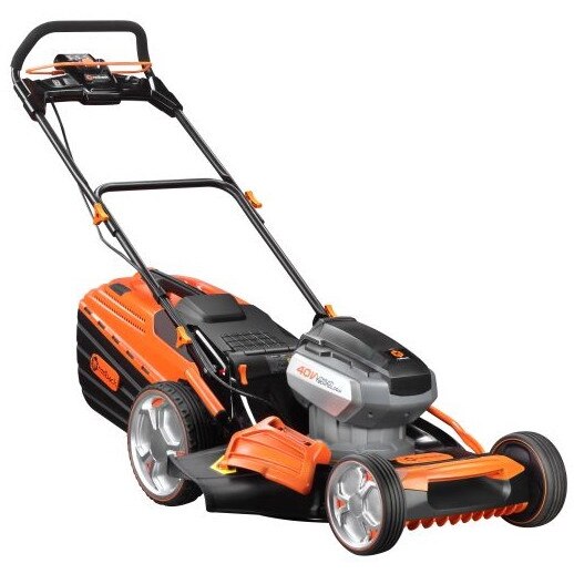 Masina de tuns gazon cu acumulatori Redback E148C, 40V, latime de taiere 470 mm, capacitate cos colector 60 L, reglaj central, fara acumulatori, fara incarcator