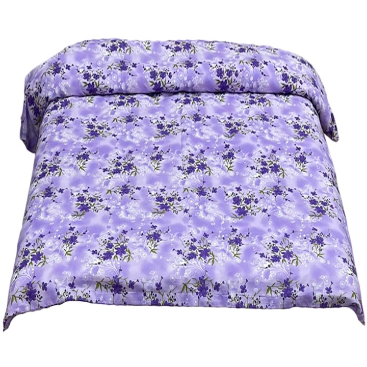 Husa pilota culoare mov, 160/210cm, din colectia "Micsunele by Liz Line" din bumbac 100% - HP160252