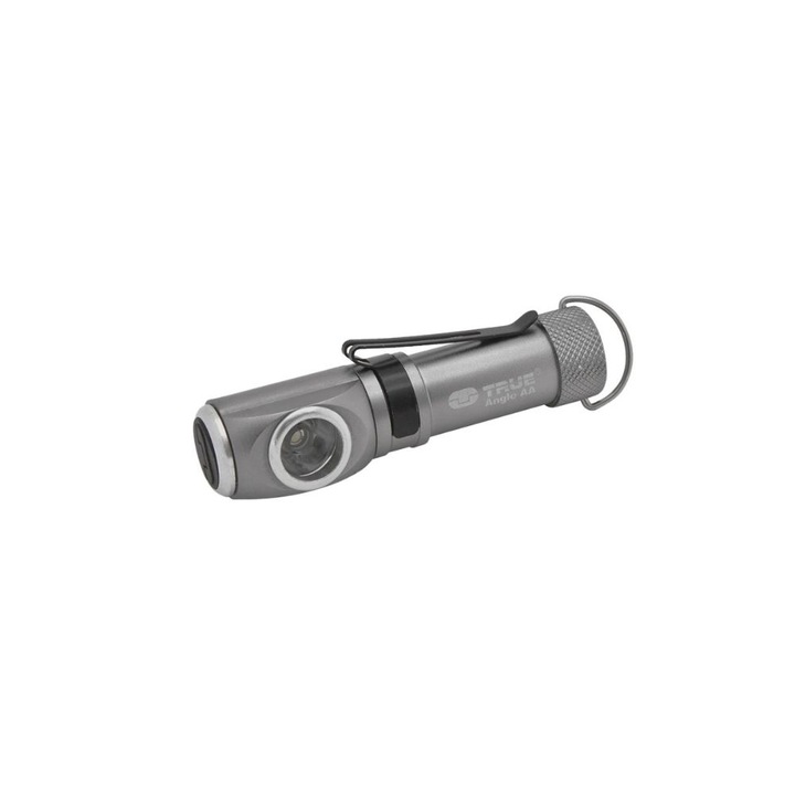 Фенер AngelLite AA TU308, True Utility, Алуминий, LED, с ключодържател, 93 x 27 x 22 mm, Сребрист