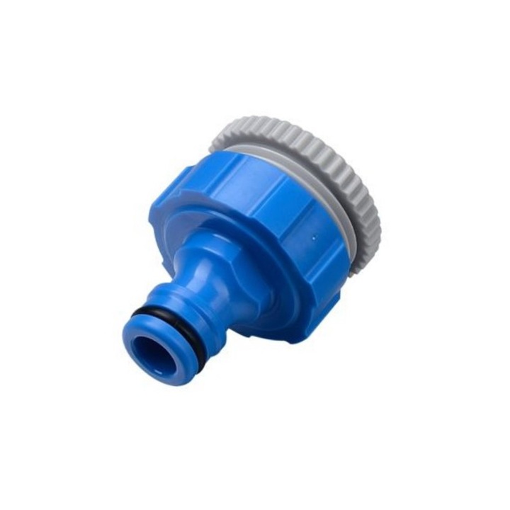 Conector robinet, 1/2" - 3/4", Albastru