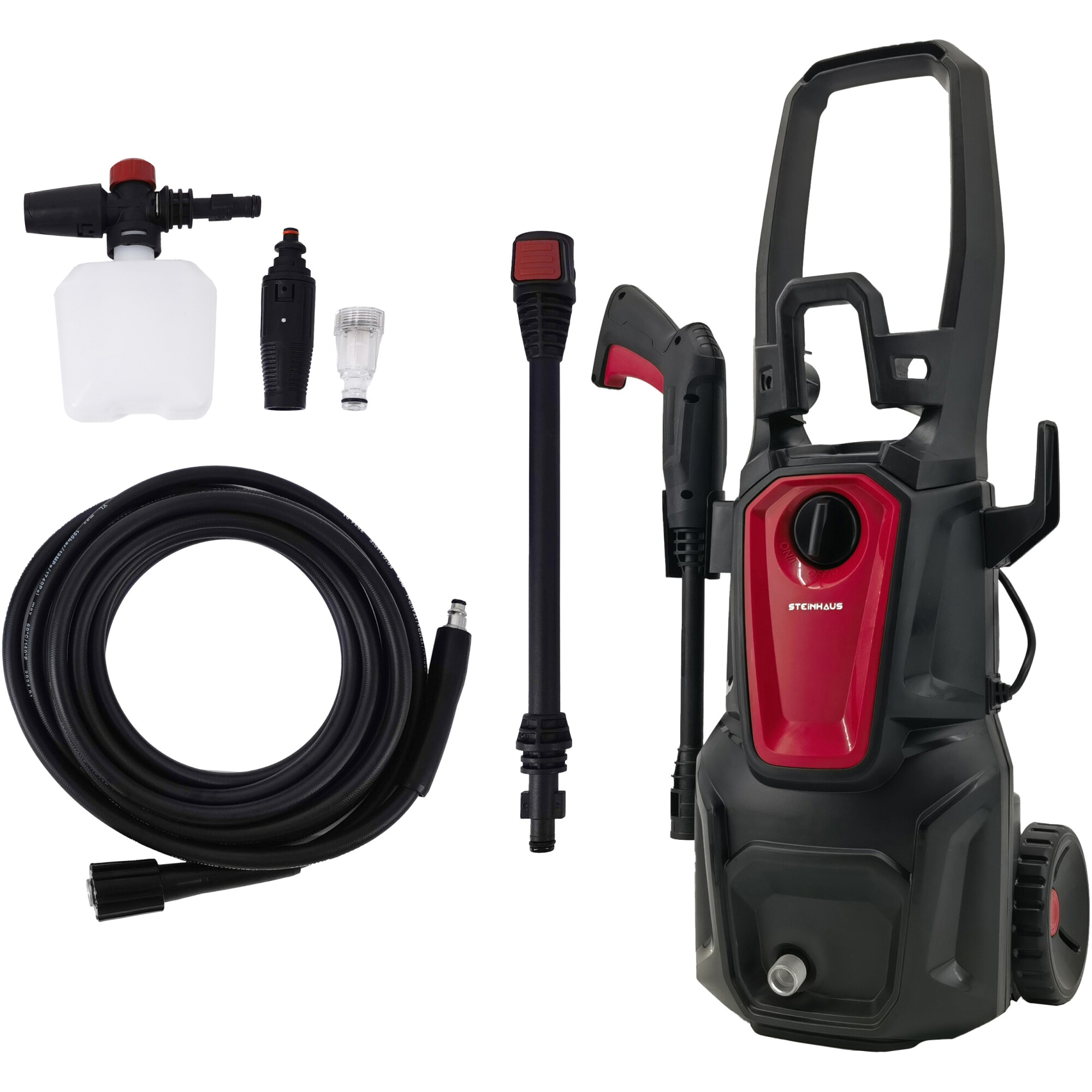 Aparat de spalat cu presiune Steinhaus PRO-HPC16N, 1600 W, 130bar, 312l/h, furtun presiune 7 m