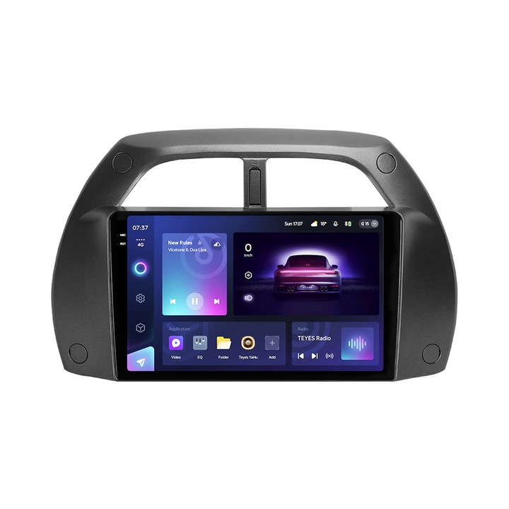Navigatie Auto Teyes CC3 2K 360° Toyota RAV4 2 XA20 2000-2003 6+128GB 9.5" QLED Octa-core 2Ghz, Android 4G Bluetooth 5.1 DSP