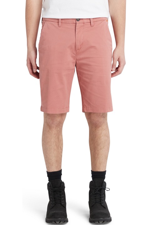 Pantaloni scurti Timberland Straight Chino Short roz, Roz