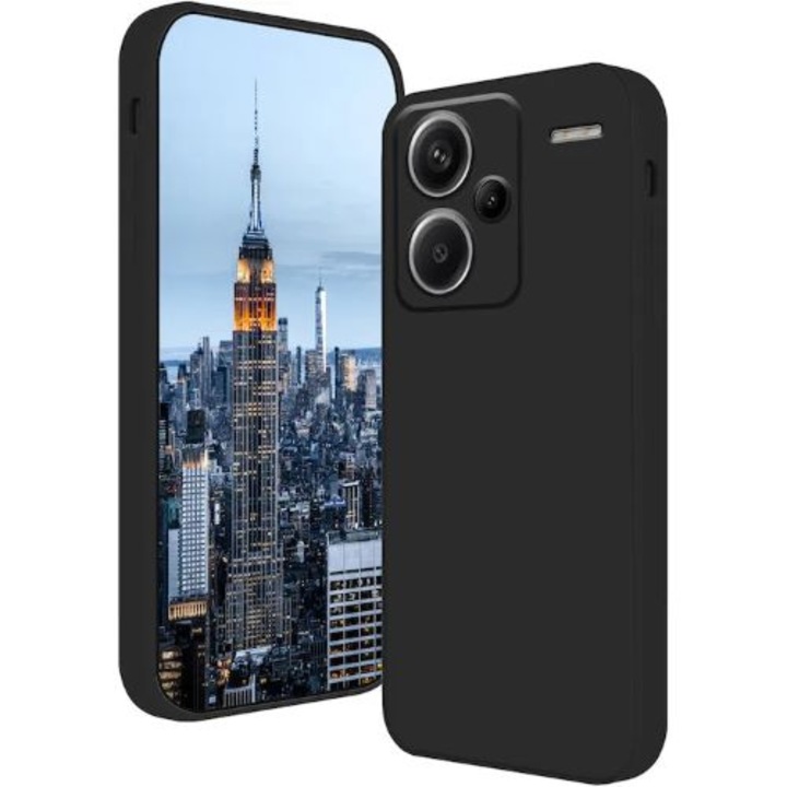 Husa Soft TPU negru compatibila cu Xiaomi Redmi Note 13 Pro Plus 5G