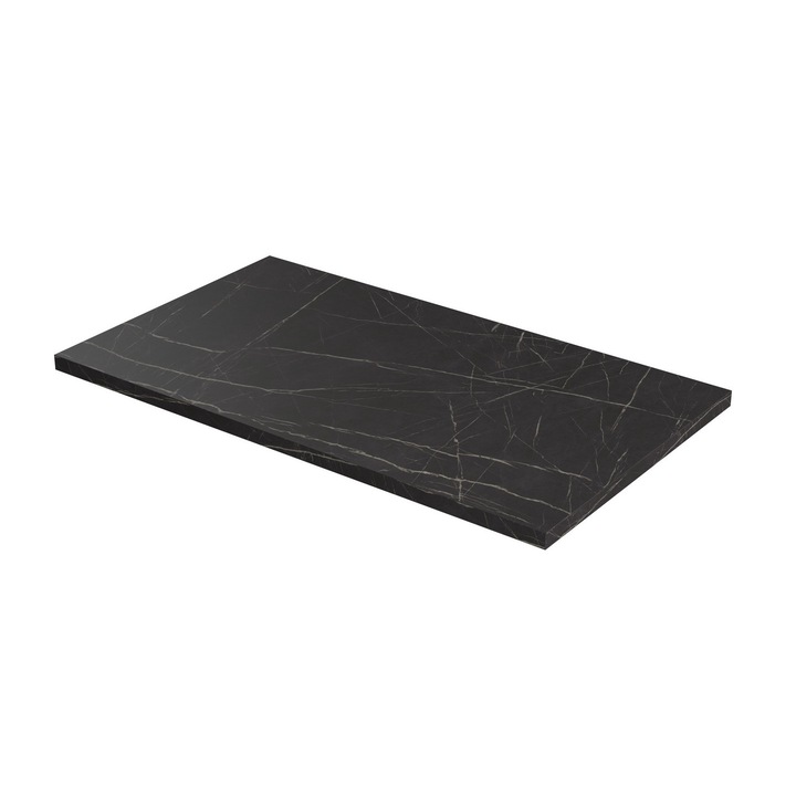 Blat pentru masa 1400x800x36 mm, PAL finisaj Pietra Grigia negru F206 ST9, grosime 36 mm