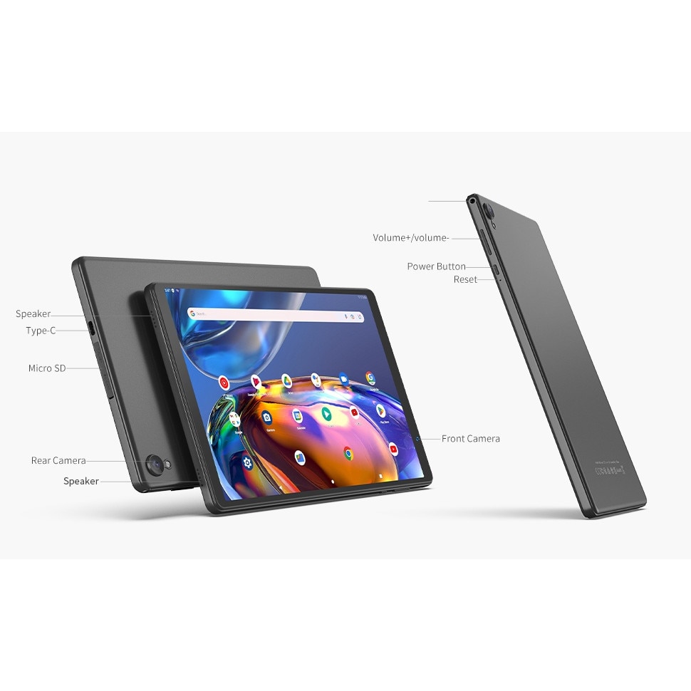 Tableta, ILIKE, 10.1", Android 12, 2 GB RAM, 32 GB ROM, HD, 6000mAh, Wi-Fi 6, GPS, Gri
